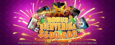 Interfaz de casino online con luces doradas y juegos digitales